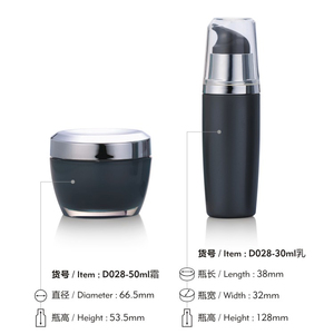 Hot Bán Sang Trọng Mỹ Phẩm Jar 50G Rỗng Mặt Kem Bao Bì Chai Màn Hình In Ấn Bề Mặt Nhựa Jar 50G 30G - Product Image 5