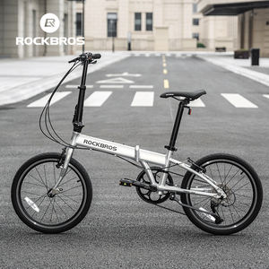 रॉकब्रोस 20 इंच 8 स्पीड फोल्डिंग साइकिल पोर्टेबल वयस्क काम कम्यूटर शिफ्ट v ब्रेक पुरुष - Product Image 3