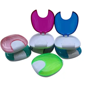 Caja de Almacenamiento para Dentaduras Postizas en Forma de Concha, Diseño de Ajuste a Presión - Product Image 6