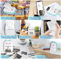 Prix d'usine Mini imprimante thermique de poche portable Impression sans fil Ios rapide Android Miniprinter Mini Impresora Portatil