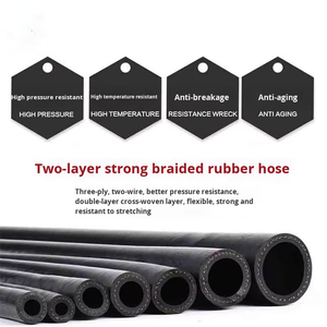 Tuyau d'eau en caoutchouc nitrile personnalisé en gros pour voiture, <span class=keywords><strong>moto</strong></span>, diesel, <span class=keywords><strong>essence</strong></span>, basse pression, noir, -40~+120°C - Product Image 3