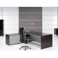 Nouveau bureau de direction en placage de bois intelligent, moderne, durable, de luxe, haut de gamme et de qualité supérieure pour projets de construction commerciale