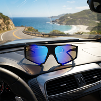 Lunettes de soleil sportives unisexes OEM/ODM avec monture PC polarisée UV400, miroir anti-reflet, pour sports de plein air, cyclisme, course à pied