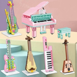 ชุดตัวต่อบล็อกดนตรี รุ่น 00942-7 สำหรับเด็ก ประกอบเป็น<span class=keywords><strong>เปีย</strong></span><span class=keywords><strong>โน</strong></span> กีตาร์ ใช้กับตัวต่อขนาดเล็กได้ เหมาะเป็นของขวัญสำหรับเด็กผู้หญิง - Product Image 2