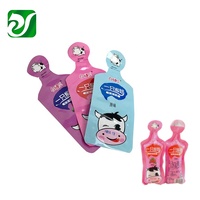 Sac d'emballage de yaourt de Fruit populaire, pochette en plastique jetable d'impression personnalisée pour les boissons de gelée, Sachet de jus