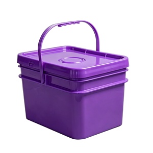 Cubo <span class=keywords><strong>de</strong></span> Plástico <span class=keywords><strong>de</strong></span> Grado Alimenticio con Tapa, <span class=keywords><strong>Precio</strong></span> <span class=keywords><strong>de</strong></span> Fábrica, Cubo <span class=keywords><strong>de</strong></span> Plástico para Pintura, Tambor <span class=keywords><strong>de</strong></span> Plástico Ecológico para Aceite - Product Image 1