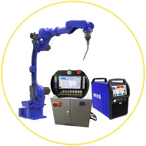 Máquina de solda por robôs, máquina de solda robótica automática de 6 eixos, sistemas de soldagem de braço robótico automático