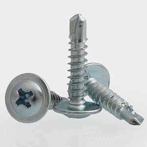 Vis de perçage automatique à tête plate plaquée zinc, livraison gratuite, din 7982, vis à air automatique avec tampon, vente en gros - Product Image 3