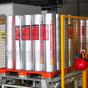 Membrane d'étanchéité bitumineuse modifiée <span class=keywords><strong>SBS</strong></span> APP 4 mm, TPO PE 3 mm pour l'extérieur et la construction, application au chalumeau, conception industrielle - Product Image 4