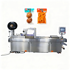 Machine d'emballage sous vide thermoformage industrielle de petite taille à configuration avancée pour l'emballage d'œufs en conserve épicés - Product Image 1