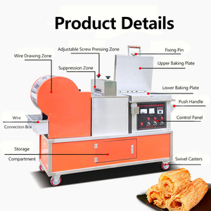 Machine à déchiqueter les seiches grillées / Machine à déchiqueter les calamars séchés / Machine à presser et à rôtir les calamars secs - Product Image 6