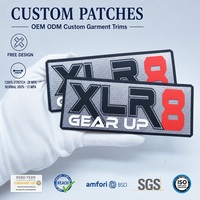 Patch en silicone en relief 3D pour sacs de collection Match Kit, accessoire, emblème de marque, pour contrats de volume, fournisseur
