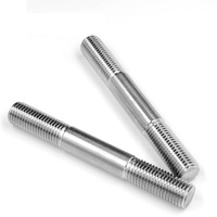 Double End Stud Bolt Stainless Steel 304 A2-70 DIN 976 M6-M24 Right Hand Threaded Rod for Flange Machinery OEM Factory Made