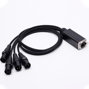 Conector XLR, Divisor de Audio de 3 Pines, Salida Triple, Adaptador en Línea para Sistemas de Audio y Video - Product Image 2