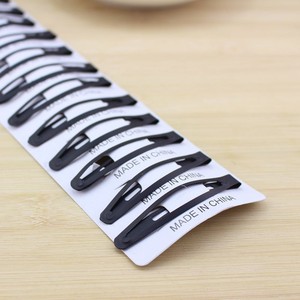 Hair <b>Clip</b> Black 10 Cm Top <b>Clamp</b> For Women Daily Use Made In China - Product Image 2
