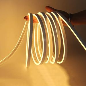 Cuttable <b>LED</b> Neon Strip 5M Silicone IP65 Waterproof DC12V CRI80 Dimmable for Business Advertising Decoration - Product Image 4