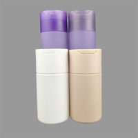 Flacon de lotion cosmétique en plastique de 100 ml, flacon en HDPE, flacon de shampooing, flacon de soin de la peau à toucher doux, flacon de lotion à presser, emballage de lotion
