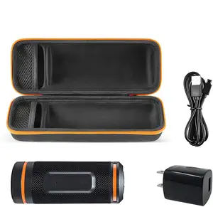 EVA Hard Travel Carrying Storage Case For J B L Charge 4 / J B L Charge 5 WiFi And Portable Bluetooth Speaker Black Case Only