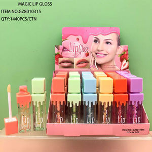 Brillo de labios nutritivo de larga duración de <span class=keywords><strong>Aloe</strong></span> <span class=keywords><strong>Vera</strong></span> para hombres, juego de bálsamo labial que cambia de color de temperatura de PH mágico, lápiz labial húmedo duradero - Product Image 5