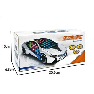 Voiture à roulettes universelle avec lumière et musique, jouet conceptuel pour enfants de 2 à 4 ans, voiture de course à piles - Product Image 4