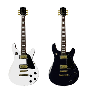 Nueva Guitarra Eléctrica Estilo LP con Pastillas Humbucker Dobles, Herrajes Dorados, Acabado Brillante, Personalizada de Fábrica, OEM, ODM - Product Image 4