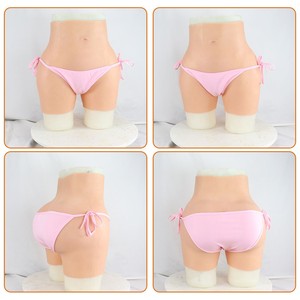 Ensemble de formes mammaires réalistes en <span class=keywords><strong>silicone</strong></span> à col haut, faux <span class=keywords><strong>seins</strong></span> avec pantalon à vagin artificiel pour travestis et cosplay - Product Image 3