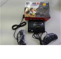 NOUVELLE Console de Jeu Vidéo Super MINI 16 Bits avec 208 Jeux Classiques Intégrés, Console de Jeu Rétro Domestique avec Manette Filaire pour Jeux MD208