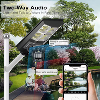 Caméra de sécurité CCTV solaire COSFLOW 9MP 4G Wi-Fi Double objectif Détection de mouvement Vision nocturne Étanche Stockage en nuage Utilisation en extérieur