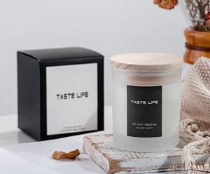 Bougies parfumées en cire de soja de luxe de marque privée Bougies aromatiques longues Boîte d'emballage personnalisée pour l'aromathérapie pour Thanksgiving - Product Image 5