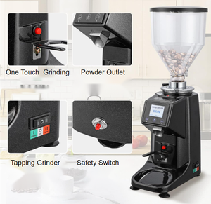 เครื่องบดกาแฟแบบแบน 64 มม. สแตนเลสสตีล ระดับมืออาชีพ 220V ใช้ไฟฟ้าเชิงพาณิชย์ พร้อมพอร์ต USB สำหรับ<span class=keywords><strong>บด</strong></span>เอสเพรสโซ <span class=keywords><strong>1Zpresso</strong></span> สำหรับใช้ในครัวเรือน - Product Image 4