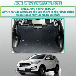 Tapete para Maletero de Coche para Hyundai <span class=keywords><strong>Santa</strong></span> <span class=keywords><strong>Fe</strong></span> de Cinco Asientos <span class=keywords><strong>2013</strong></span>, Alfombrilla de Carga, Accesorios Interiores, Cubierta Completa de Maletero - Product Image 2