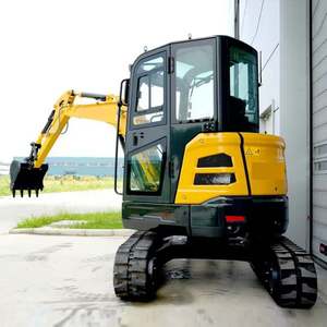 Prix d'usine, engins de terrassement, pelle sur pneus de 3,8 tonnes avec godet de 0,12 m³, mini-excavatrice SE36SR, vente chaude - Product Image 2