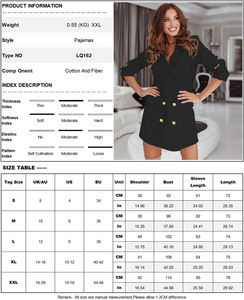 Simplee-veste de costume pour femme mi-longue et décontractée, <span class=keywords><strong>Blazer</strong></span> à Double boutonnage mode automne-hiver - Product Image 2