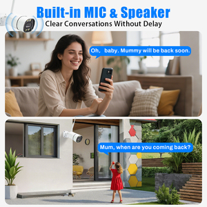 Dễ Dàng Cài Đặt Cho Ghép Nối Không Dây Mở Rộng Hai-Cách Âm Thanh Tầm Nhìn Ban Đêm Thông Minh Nhà Máy Ảnh Đám Mây Bộ Nhớ Thẻ 1 Năm - Product Image 4