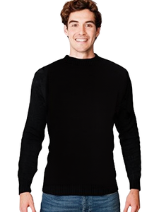 Pull en maille de luxe pour homme, coupe ajustée, anti-plis et anti-rétrécissement, confortable, mode automne/hiver, OEM bienvenu - Product Image 2