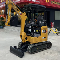 Excavatrice sur chenilles hydraulique CAT 301.7 de 1,7 tonne, 301.8, 302.7, 303, 303.5 avec moteur, pompe, boîte de vitesses et roulement