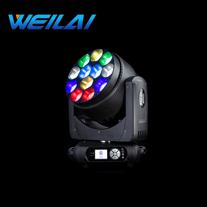 มืออาชีพเสียง12X40w 4 In <span class=keywords><strong>1</strong></span> Rgbw นำซูมย้ายหัวล้างไฟ Dmx512 - Product Image 2