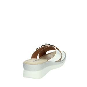 Sandales compensées pour femme Valleverde, blanches, 52100, confortables pour l'été - Product Image 3