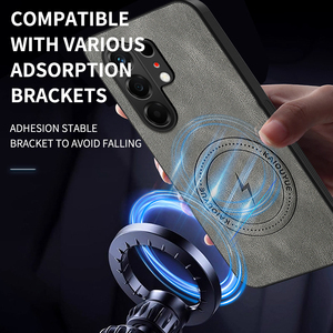 Étui arrière magnétique en cuir PU mat avec protection d'objectif pour Tecno Camon 50 40 30 / Camon 30 40 50 <span class=keywords><strong>Pro</strong></span>, compatible avec le chargement sans fil - Product Image 3