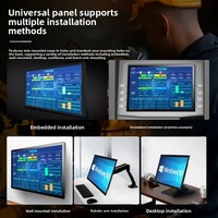 Moniteur tactile industriel 4K 27 pouces 3840*2160P IPS en métal avec support mural VESA, écran LCD de bureau – Prix usine Chine