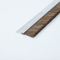 Bande de brosse industrielle en crin de cheval pour l'étanchéité des portes et fenêtres de machines-outils CNC, des ascenseurs et des portes tournantes, anti-poussière, 1m
