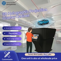 Vitrine d'affichage holographique personnalisée TH-LD-01, table de sable interactive 3D à 360 degrés à vision directe, projection pyramidale personnalisée