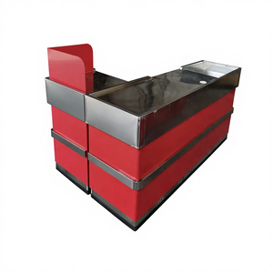 PFT 메탈 계산대 견고한 선반 간편한 스타일 편의점 슈퍼마켓 계산대 빠른 설치 - Product Image 4