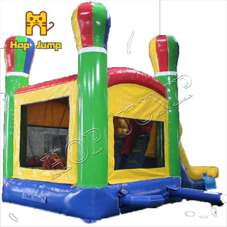 Mini Bouncing Castle Balon Udara Panas Rumah Bouncing untuk Anak-anak Bouncer Jumping 12 Kaki * 13 Kaki Pesta Halaman Belakang