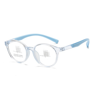 <b>Round</b> <b>Frame</b> Ultralight TR90 Children's Glasses Blue Light Protection For Boys Girls Student Use - Product Image 3