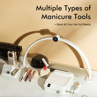Sèche-ongles professionnel pour vernis gel, lampe UV LED avec 4 réglages de minuterie pour usage domestique et en salon