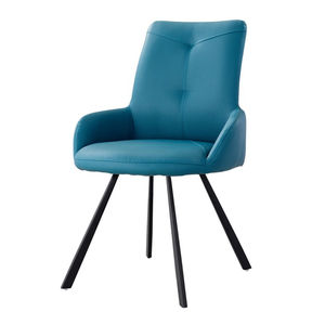 Venta al por mayor de muebles <span class=keywords><strong>para</strong></span> el hogar nuevo diseño moderno de cuero de la PU azul <span class=keywords><strong>Silla</strong></span> de comedor <span class=keywords><strong>para</strong></span> venta - Product Image 1