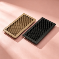 Grille de ventilation au sol en fer de haute qualité 6*12, diffuseur de sol à lamelles réglables, grille de ventilation centrale pour climatisation, grille de sol HVAC