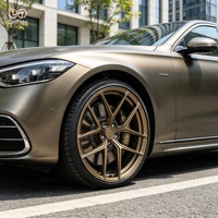 Rines de Aleación Forjada 6061-T6 de 21 Pulgadas 5x108 en Bronce Satinado para Vehículos Eléctricos Tesla Model Y y BYD Seal