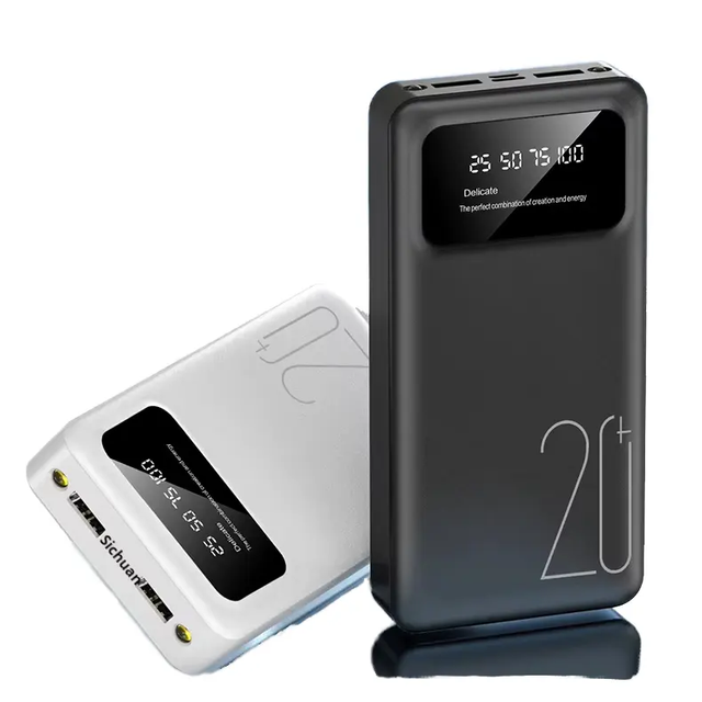 Cheap Large Capacity 20000 Mah Power Bank 20000mAh Powerbanks Double Usb Output High Capacity 20000mAh Powerbanks